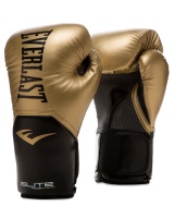 Перчатки тренировочные Elite ProStyle 12oz золот.