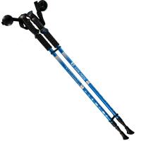 Палки для скандинавской ходьбы 2-х секционные с чехлом (синие) до 1,35м Телескопическая R18141-PRO