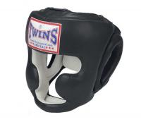 Шлем боксерский TWINS HGL-6 (кожа) (черный) размер М