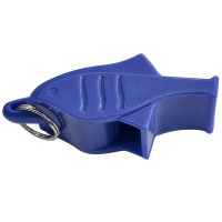 Свисток "Дельфин" пластиковый в боксе, без шарика, на шнурке (синий) E39266-1