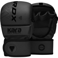 Перчатки тренировочные RDX Grappling F6 S черн.мат. (арт. GGR-F6MB-S)