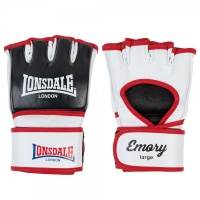Перчатки Lonsdale MMA Emory M черн/бел/красн. (арт. 160005 M BK/WHT/RD)