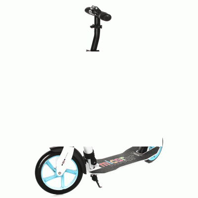 Двухколёсный самокат MICAR CROSSER 230 Белый