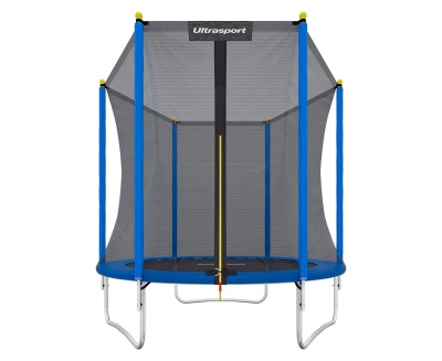 Батут Trampoline STOCK 6 ft ULTRASPORT с внешней защитной сеткой